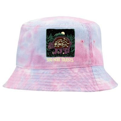 Bear Send More Tourists Tie-Dyed Bucket Hat