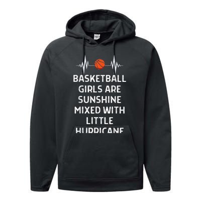 Basketball Sunshine Mixed Little Hurricane Women Men Performance Fleece Hoodie