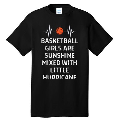 Basketball Sunshine Mixed Little Hurricane Women Men Tall T-Shirt