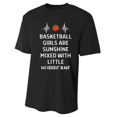 Basketball Sunshine Mixed Little Hurricane Women Men Performance Sprint T-Shirt