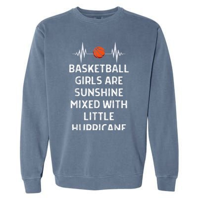 Basketball Sunshine Mixed Little Hurricane Women Men Garment-Dyed Sweatshirt