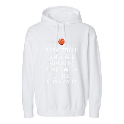 Basketball Sunshine Mixed Little Hurricane Women Men Garment-Dyed Fleece Hoodie