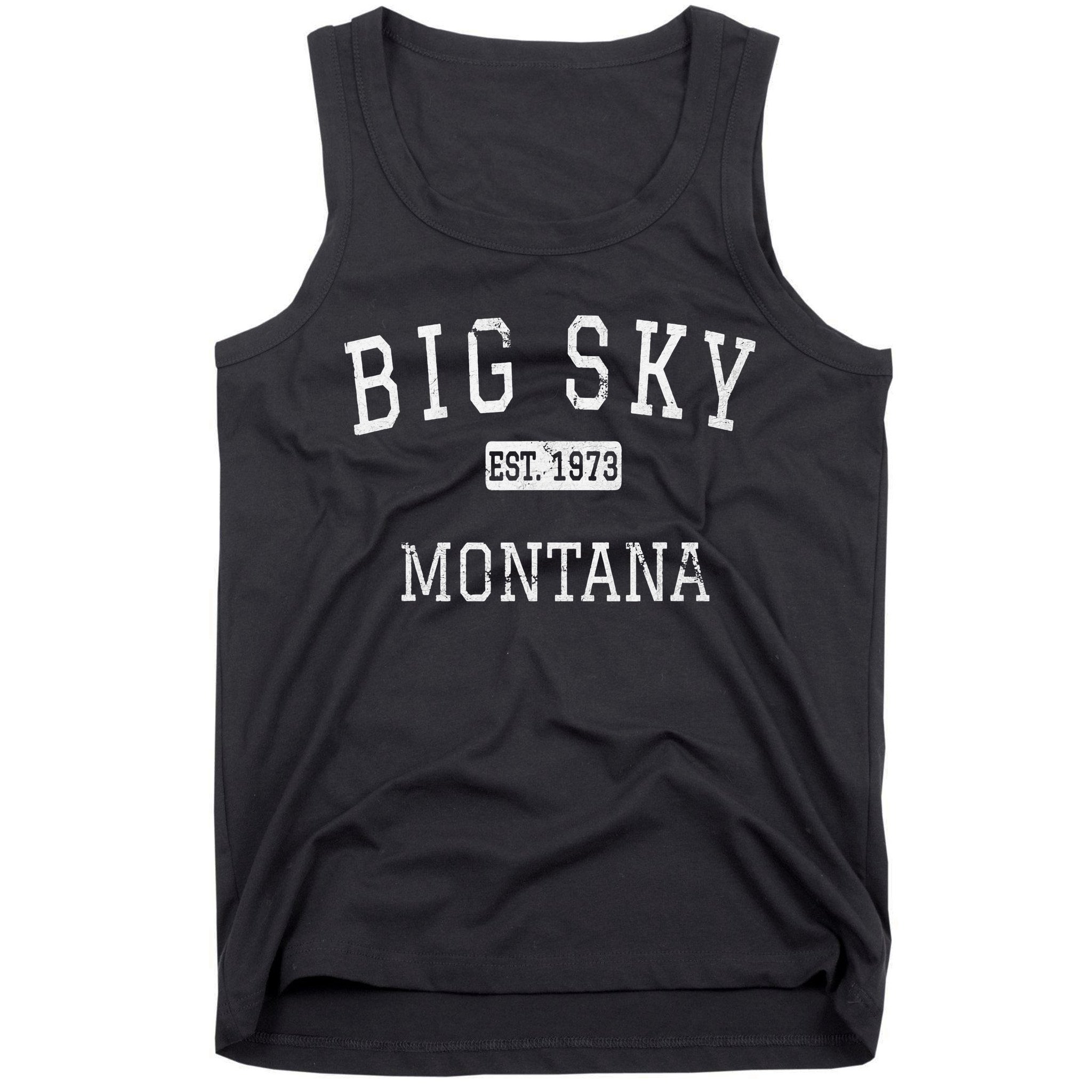 Big Sky Montana MT Vintage Tank Top
