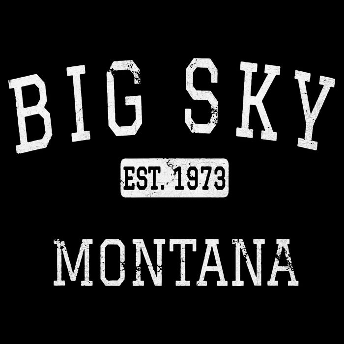 Big Sky Montana MT Vintage Womens T-Shirt