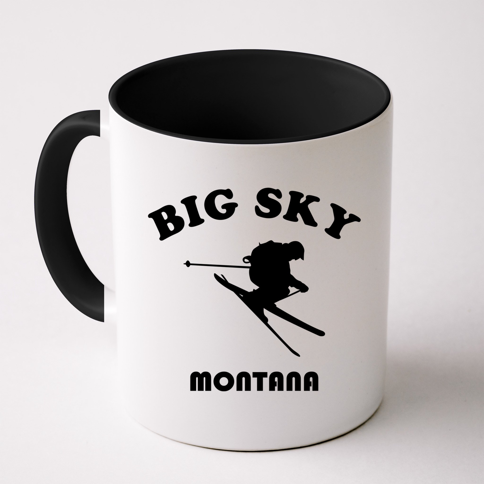 Big Sky Montana Gift Usa Ski Retro Gift Mug