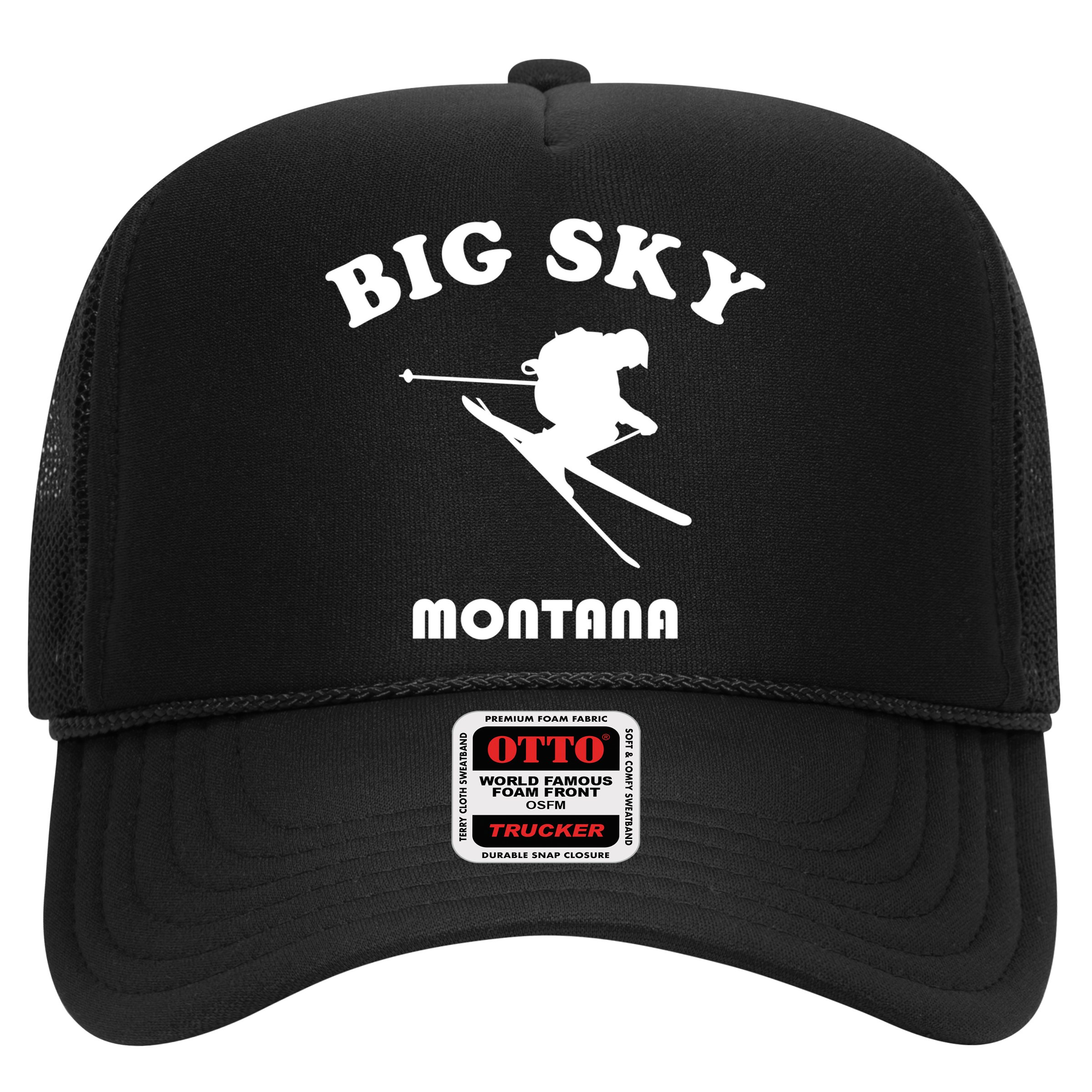 Big Sky Montana Gift Usa Ski Retro Gift Hat