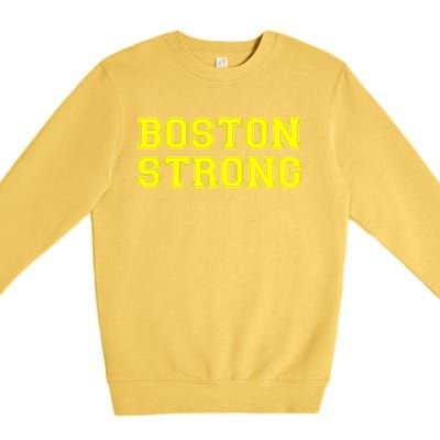 Boston Strong Marathon Running Premium Crewneck Sweatshirt