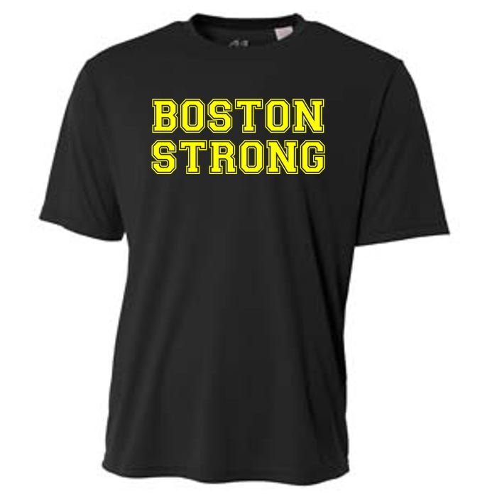 Boston Strong Marathon Running Cooling Performance Crew T-Shirt