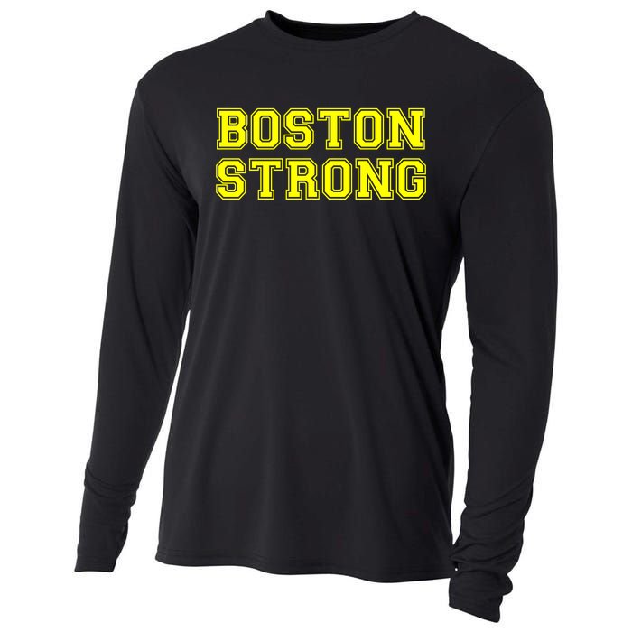 Boston Strong Marathon Running Cooling Performance Long Sleeve Crew