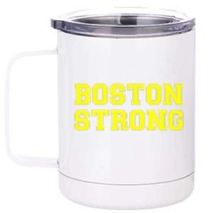 Boston Strong Marathon Running 12 oz Stainless Steel Tumbler Cup