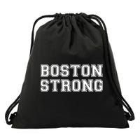 Boston Strong Marathon Running Drawstring Bag