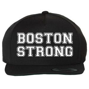 Boston Strong Marathon Running Wool Snapback Cap