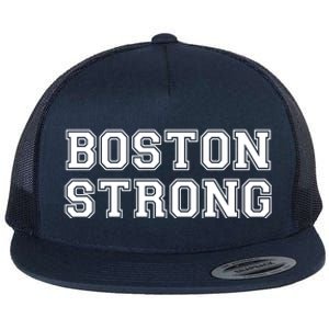 Boston Strong Marathon Running Flat Bill Trucker Hat