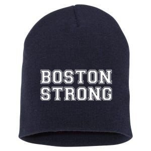 Boston Strong Marathon Running Short Acrylic Beanie