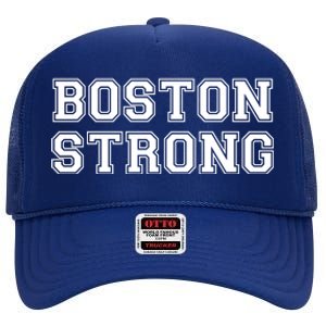 Boston Strong Marathon Running High Crown Mesh Back Trucker Hat