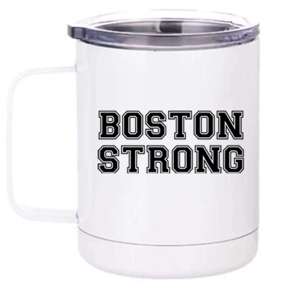 Boston Strong Marathon Running 12 oz Stainless Steel Tumbler Cup