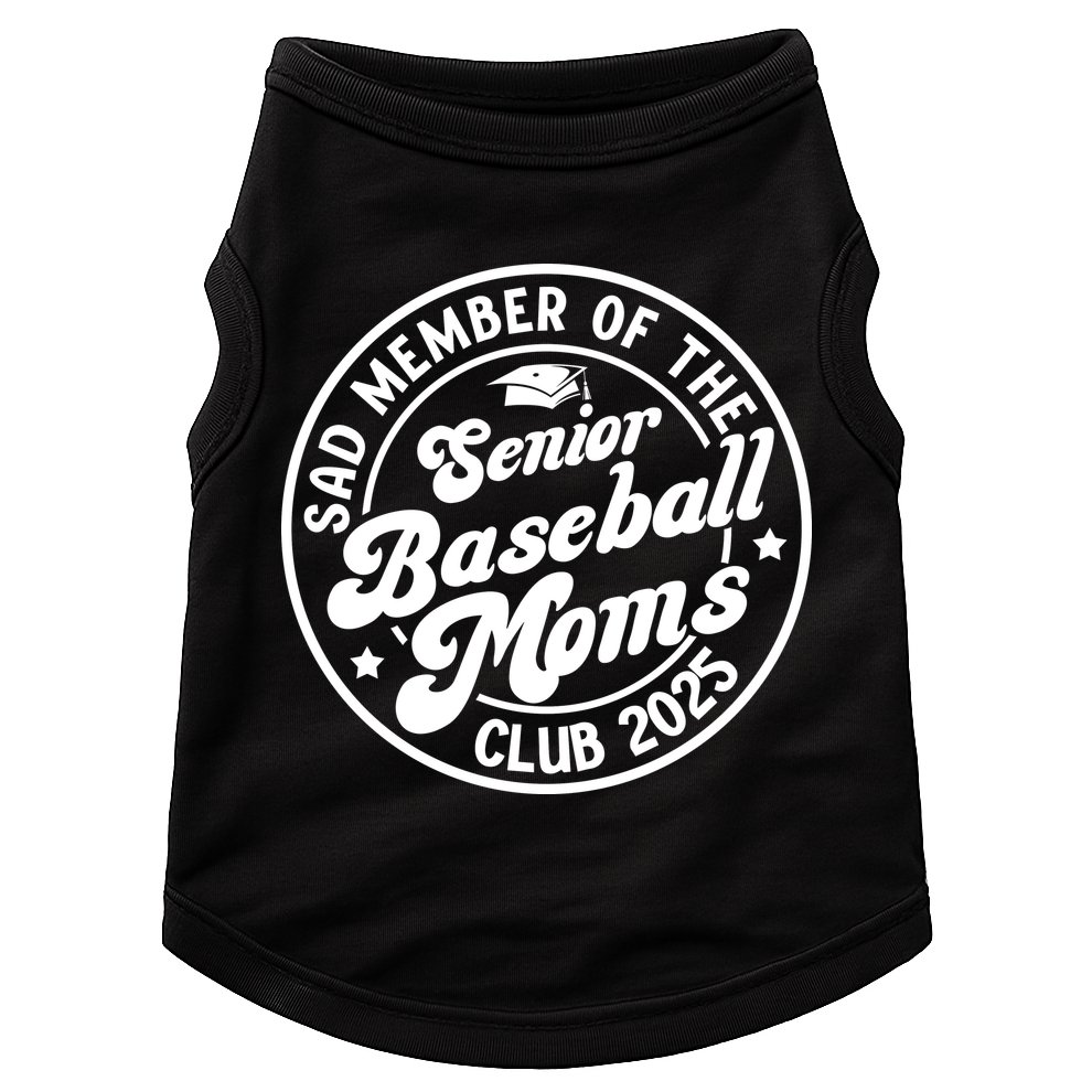 Baseball Senior Moms Club 2025 Baseball Senior Mama 2025 Doggie Tank