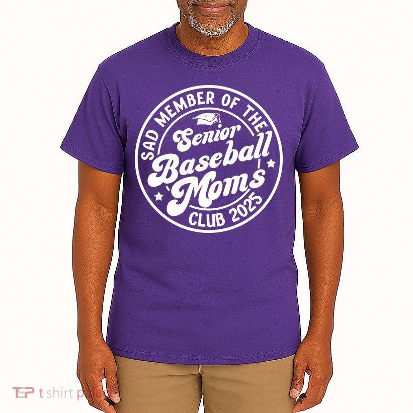 Baseball Senior Moms Club 2025 Baseball Senior Mama 2025 Tall T-Shirt