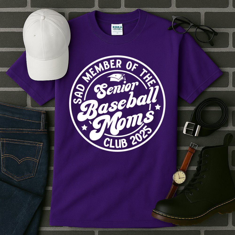 Baseball Senior Moms Club 2025 Baseball Senior Mama 2025 Tall T-Shirt
