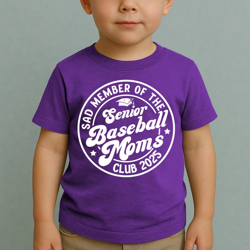 Baseball Senior Moms Club 2025 Baseball Senior Mama 2025 Toddler T-Shirt