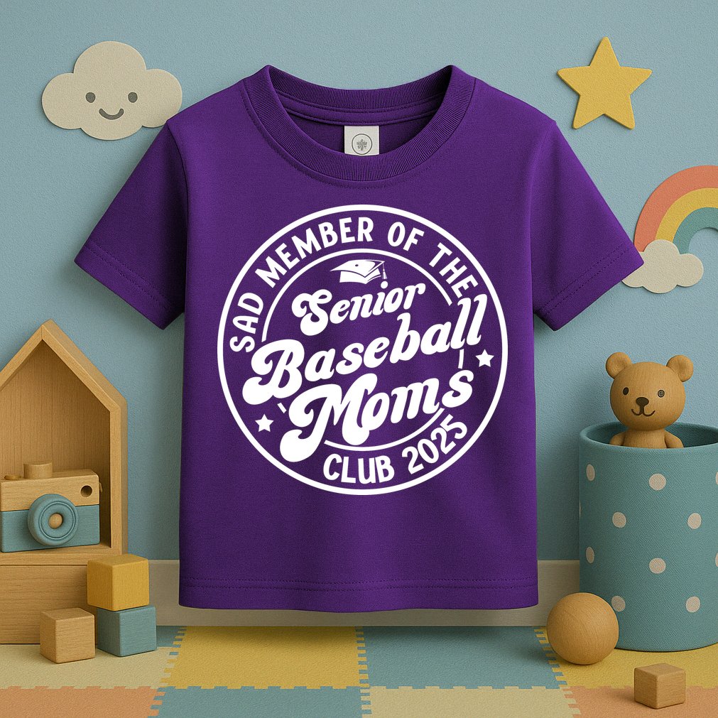 Baseball Senior Moms Club 2025 Baseball Senior Mama 2025 Toddler T-Shirt
