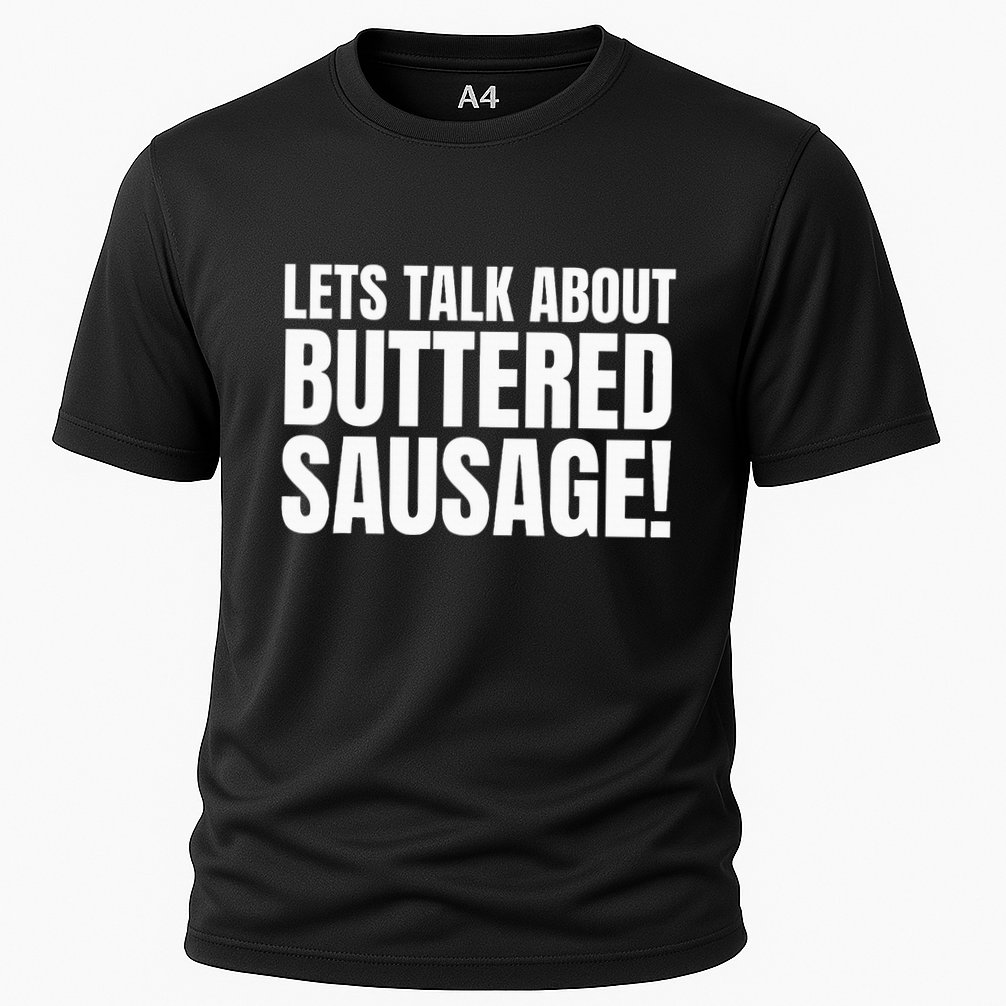 Buttery Sausages Memes Gifts & Funny Buttered Sausage Cooling Performance Crew T-Shirt