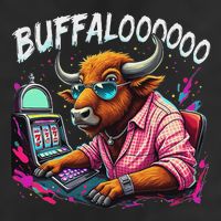 Buffalo Slot Machine Adult Drive Performance Visor