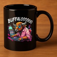 Buffalo Slot Machine 11oz C Handle Ceramic Mug
