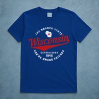 Badger State Map Pride Vintage Of Wisconsin T-Shirt