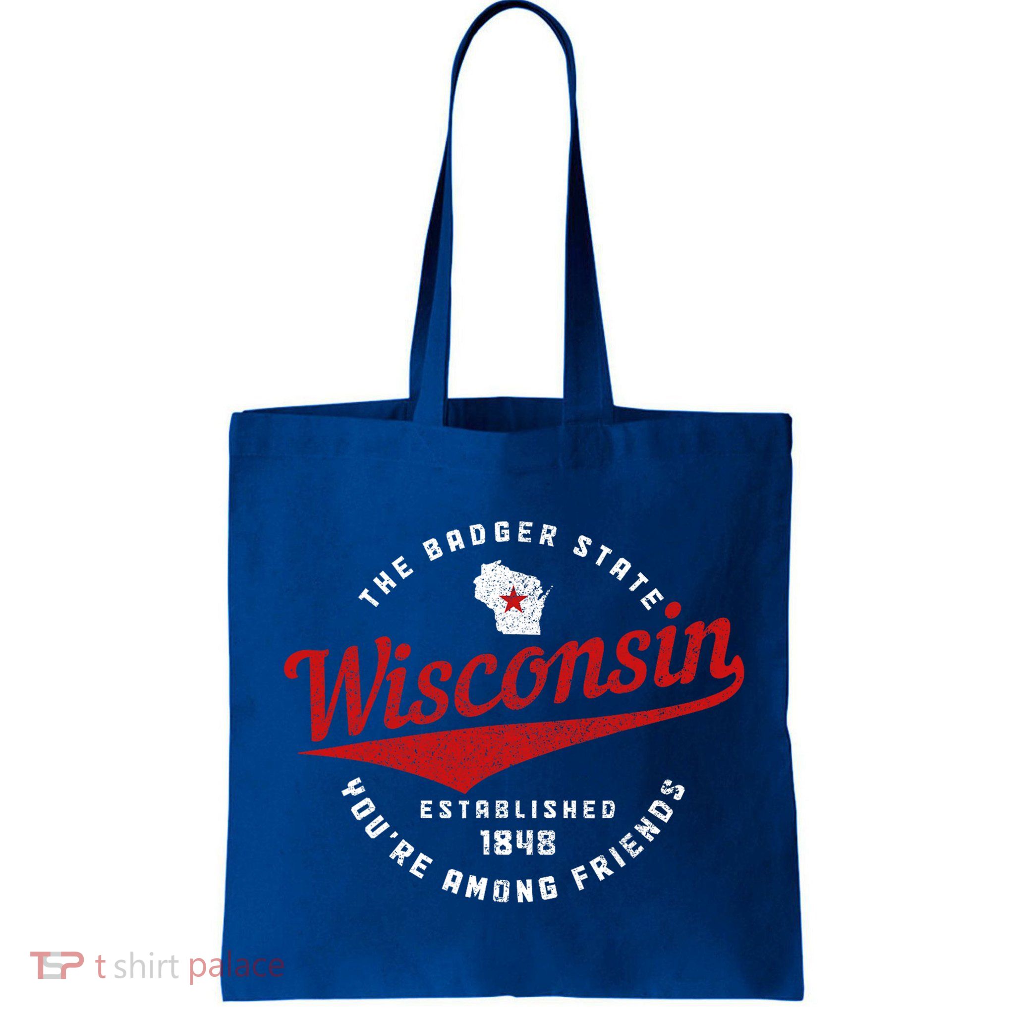 Badger State Map Pride Vintage Of Wisconsin Bag