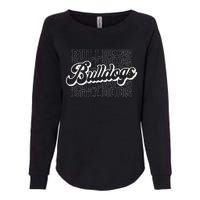 Bulldogs Sports Mascot For Bulldogs Football Baseball Womens California Wash Sweatshirt