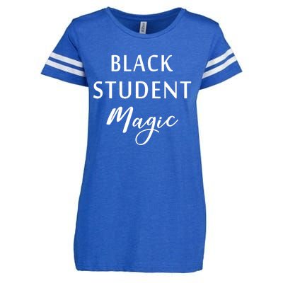 Black Student Magic Black History Month African American Enza Ladies Jersey Football T-Shirt