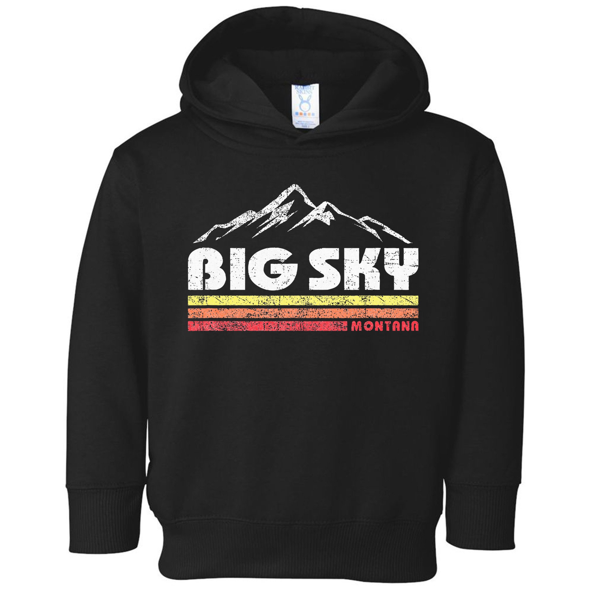 Big Sky Montana Mountain Sunset Toddler Hoodie