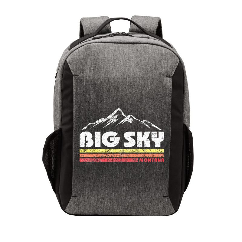 Big Sky Montana Mountain Sunset Vector Backpack