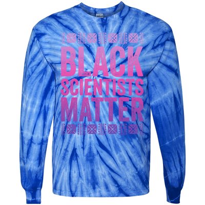 Black Scientists Matter Great Gift American Black History Gift Tie-Dye Long Sleeve Shirt