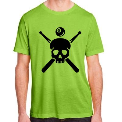 Billiards Skull Meaningful Gift Adult ChromaSoft Performance T-Shirt