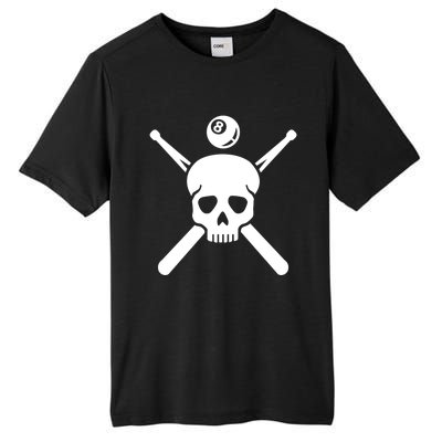 Billiards Skull Meaningful Gift Tall Fusion ChromaSoft Performance T-Shirt