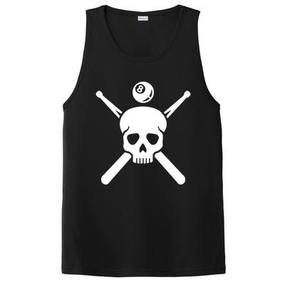 Billiards Skull Meaningful Gift PosiCharge Competitor Tank