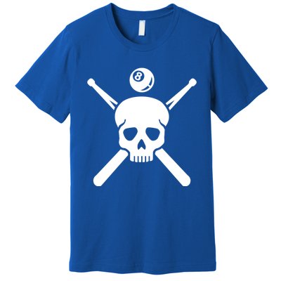 Billiards Skull Meaningful Gift Premium T-Shirt