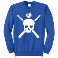 Billiards Skull Meaningful Gift Tall Sweatshirt