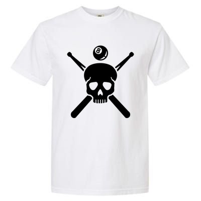 Billiards Skull Meaningful Gift Garment-Dyed Heavyweight T-Shirt