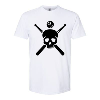 Billiards Skull Meaningful Gift Softstyle CVC T-Shirt