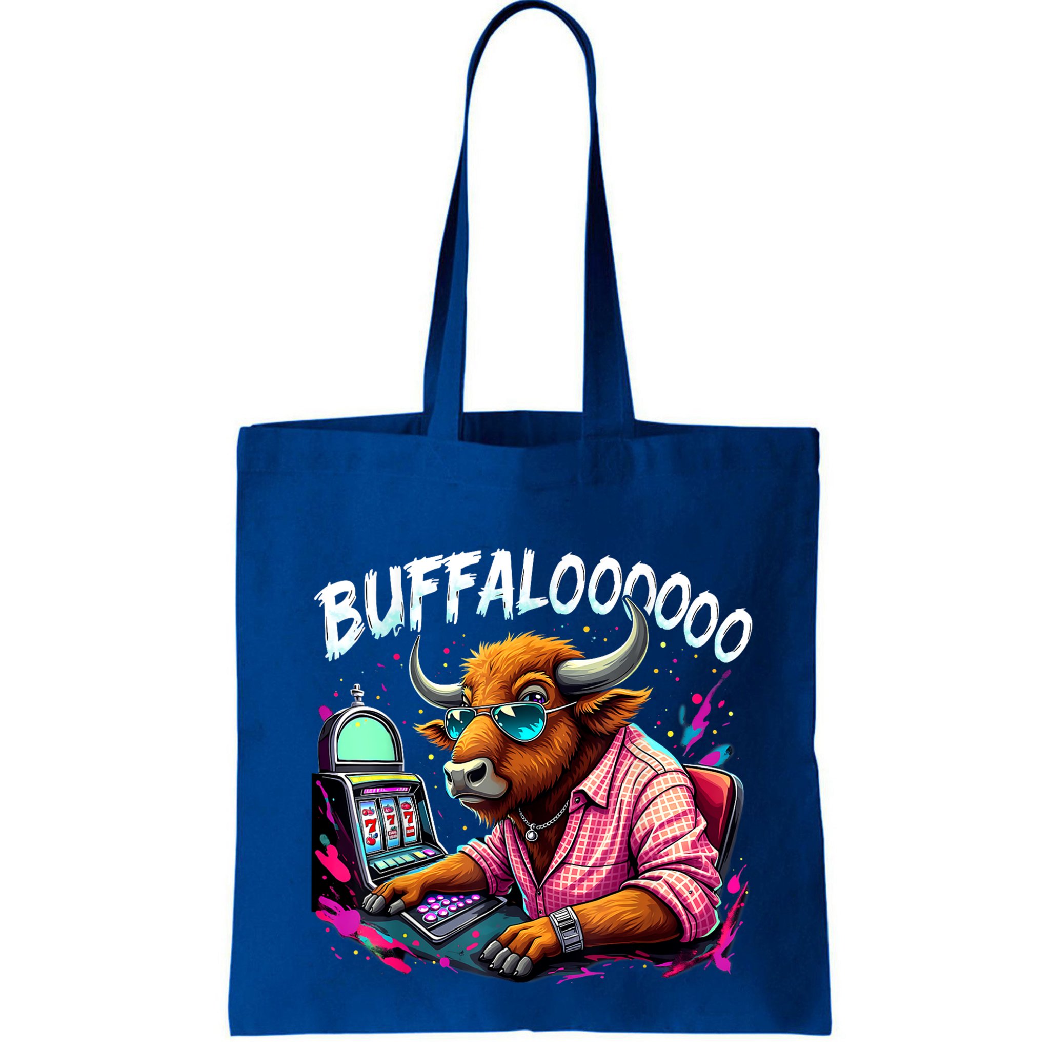 Buffalo Slot Machine Funny Casino Art Casino Lovers Costume Bag