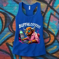 Buffalo Slot Machine Funny Casino Art Casino Lovers Costume Womens Tank Top