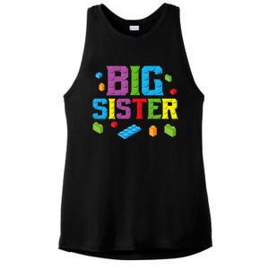 Big Sister Master Builder Building Bricks Blocks Family Set Ladies PosiCharge Tri-Blend Wicking Tank