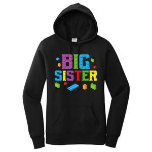 Big Sister Master Builder Building Bricks Blocks Family Set Women's Pullover Hoodie