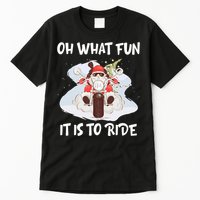 Biker Santa Motorcycle Fan Merry Christmas Xmas Holidays Tall T-Shirt