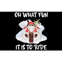 Biker Santa Motorcycle Fan Merry Christmas Xmas Holidays Bumper Sticker