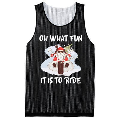 Biker Santa Motorcycle Fan Merry Christmas Xmas Holidays Mesh Reversible Basketball Jersey Tank