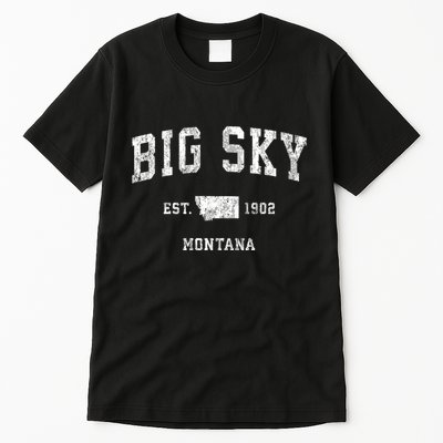 Big Sky Montana Mt Vintage Sports Tall T-Shirt